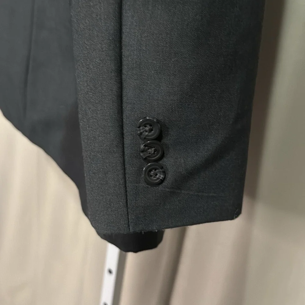 IZOD Charcoal Gray Blazer Jacket‎ Boys Size 12 Reg Two Button